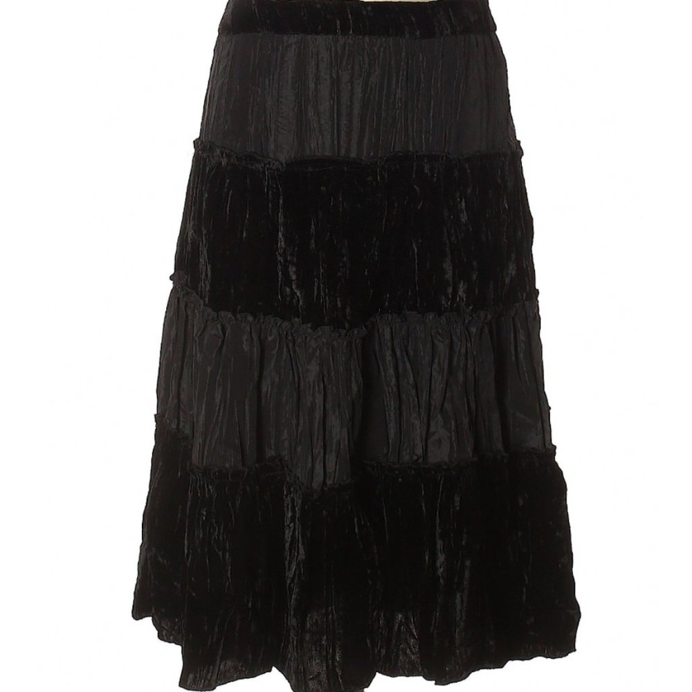 NWT Vertigo Black A-Line Skirt Sz 4 Small